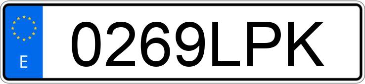 Numer rejestracyjny 0269LPK posiada KIA SPORTAGE Numer rejestracyjny 0269LPK posiada KIA SPORTAGE