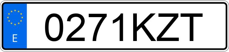 Numer rejestracyjny 0271KZT posiada RENAULT KADJAR