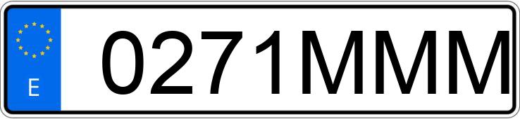 Numer rejestracyjny 0271MMM posiada MAZDA CX-30