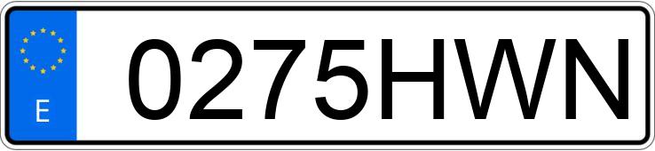 Numer rejestracyjny 0275HWN posiada BMW SERIE 3 Numer rejestracyjny 0275HWN posiada BMW SERIE 3