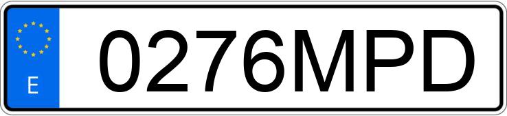 Numer rejestracyjny 0276MPD posiada BMW X3 Numer rejestracyjny 0276MPD posiada BMW X3