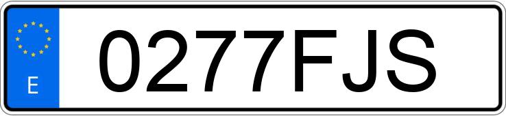 Numer rejestracyjny 0277FJS posiada FORD FOCUS