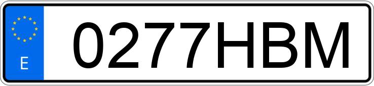 Numer rejestracyjny 0277HBM posiada PEUGEOT 308 Numer rejestracyjny 0277HBM posiada PEUGEOT 308