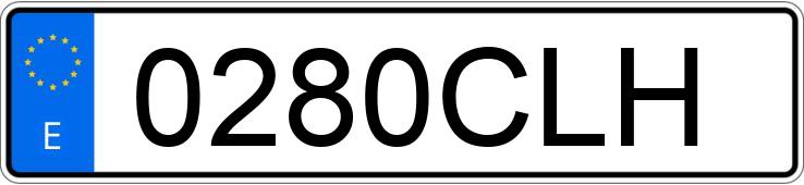 Numer rejestracyjny 0280CLH posiada FORD GALAXY