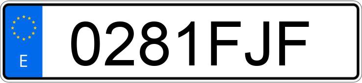 Il numero di registrazione 0281FJF ha VOLKSWAGEN PASSAT