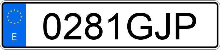 Numer rejestracyjny 0281GJP posiada BMW R 1200