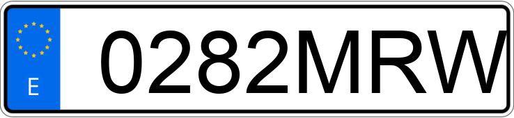 Numer rejestracyjny 0282MRW posiada RENAULT MASTER Numer rejestracyjny 0282MRW posiada RENAULT MASTER