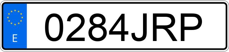 Numer rejestracyjny 0284JRP posiada MERCEDES E (212-207)