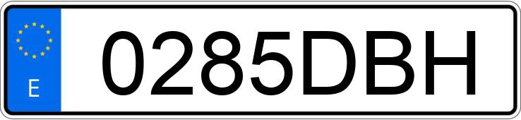 Numer rejestracyjny 0285DBH posiada ALFA ROMEO 147 Numer rejestracyjny 0285DBH posiada ALFA ROMEO 147