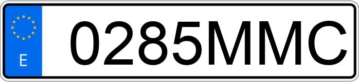 Numer rejestracyjny 0285MMC posiada BMW X3 Numer rejestracyjny 0285MMC posiada BMW X3