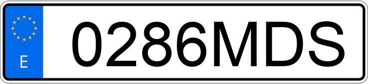 Numer rejestracyjny 0286MDS posiada FIAT 500