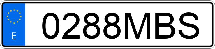 Numer rejestracyjny 0288MBS posiada BMW X1