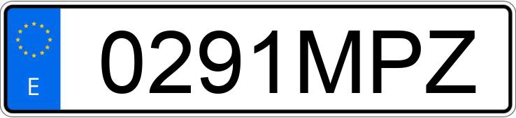 Numer rejestracyjny 0291MPZ posiada OPEL CORSA