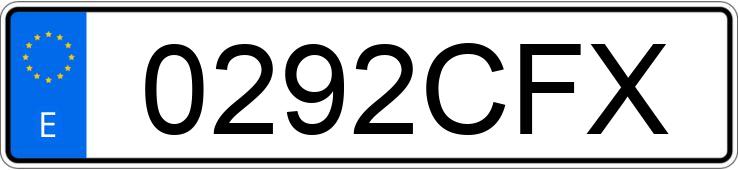 Numer rejestracyjny 0292CFX posiada CITROEN JUMPER Numer rejestracyjny 0292CFX posiada CITROEN JUMPER