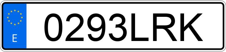 Numer rejestracyjny 0293LRK posiada CITROEN C3