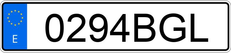 Numer rejestracyjny 0294BGL posiada SEAT IBIZA Numer rejestracyjny 0294BGL posiada SEAT IBIZA