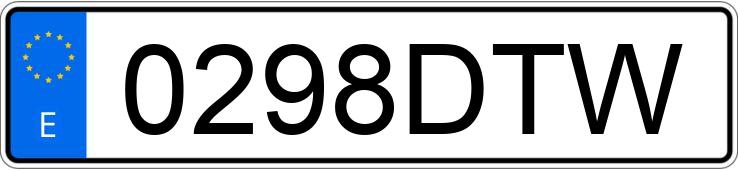 Numer rejestracyjny 0298DTW posiada HYUNDAI TUCSON