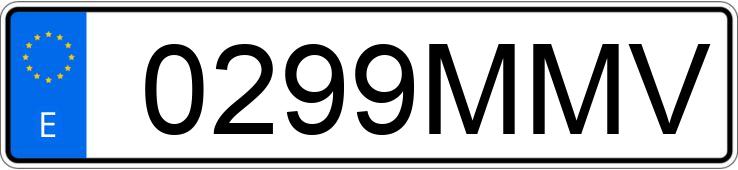 Numer rejestracyjny 0299MMV posiada BMW SERIE 1