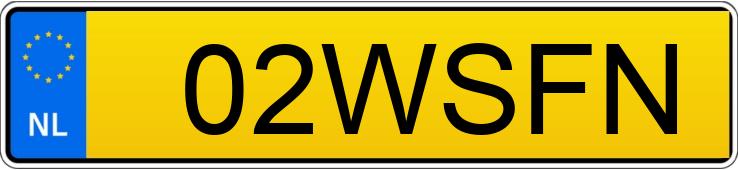 Numer rejestracyjny 02WSFN posiada TIJHOF TA30-ANN Numer rejestracyjny 02WSFN posiada TIJHOF TA30-ANN