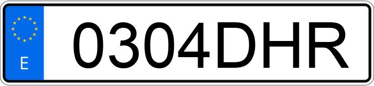 Numer rejestracyjny 0304DHR posiada ALFA ROMEO 147 Numer rejestracyjny 0304DHR posiada ALFA ROMEO 147