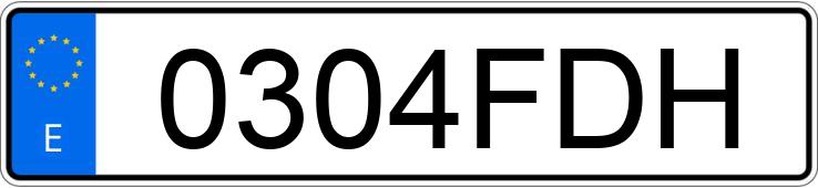 Numer rejestracyjny 0304FDH posiada OPEL ASTRA