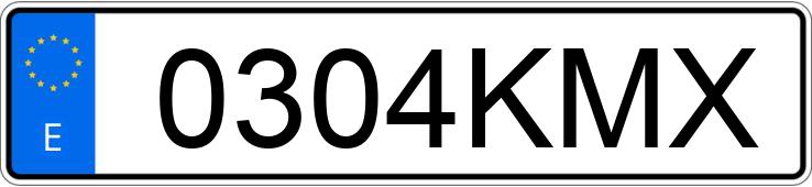 Numer rejestracyjny 0304KMX posiada FIAT PANDA Numer rejestracyjny 0304KMX posiada FIAT PANDA