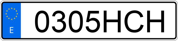 Numer rejestracyjny 0305HCH posiada FORD FIESTA Numer rejestracyjny 0305HCH posiada FORD FIESTA