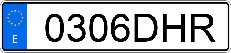 Numer rejestracyjny 0306DHR posiada FORD TRANSIT Numer rejestracyjny 0306DHR posiada FORD TRANSIT