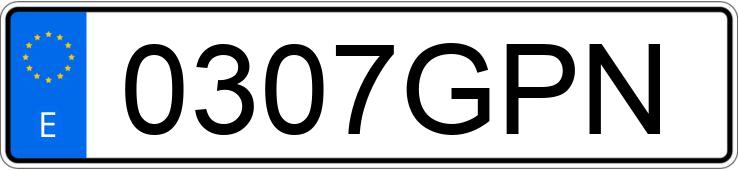 Numer rejestracyjny 0307GPN posiada RENAULT LAGUNA Numer rejestracyjny 0307GPN posiada RENAULT LAGUNA