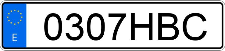 Numer rejestracyjny 0307HBC posiada CHEVROLET-GM CRUZE