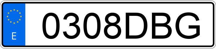 Numer rejestracyjny 0308DBG posiada PEUGEOT 206 Numer rejestracyjny 0308DBG posiada PEUGEOT 206