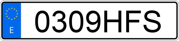 Numer rejestracyjny 0309HFS posiada ALFA ROMEO MITO