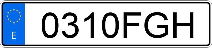 Numer rejestracyjny 0310FGH posiada SEAT IBIZA Numer rejestracyjny 0310FGH posiada SEAT IBIZA