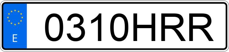 Numer rejestracyjny 0310HRR posiada RENAULT GRAND SCENIC Numer rejestracyjny 0310HRR posiada RENAULT GRAND SCENIC