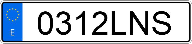 Numer rejestracyjny 0312LNS posiada TOYOTA COROLLA Numer rejestracyjny 0312LNS posiada TOYOTA COROLLA