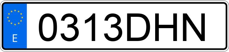 Numer rejestracyjny 0313DHN posiada SUZUKI GS 500 Numer rejestracyjny 0313DHN posiada SUZUKI GS 500