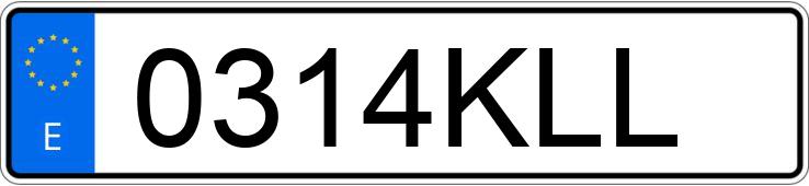 Numer rejestracyjny 0314KLL posiada FIAT TIPO