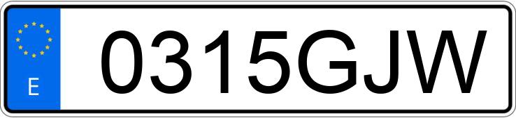 Numer rejestracyjny 0315GJW posiada VOLVO FL