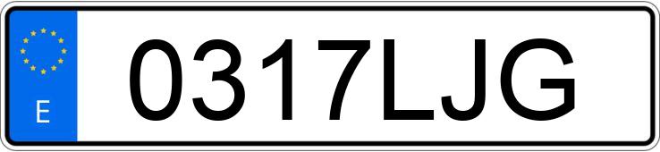 Numer rejestracyjny 0317LJG posiada SKODA FABIA