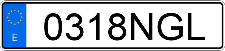 Numer rejestracyjny 0318NGL posiada SCANIA SERIE P