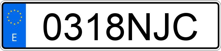 Numer rejestracyjny 0318NJC posiada AUDI A3 SPORTBACK Numer rejestracyjny 0318NJC posiada AUDI A3 SPORTBACK