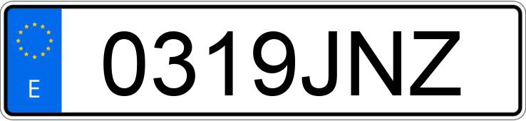 Numer rejestracyjny 0319JNZ posiada VOLKSWAGEN GOLF Numer rejestracyjny 0319JNZ posiada VOLKSWAGEN GOLF