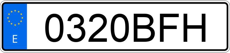 Numer rejestracyjny 0320BFH posiada BMW SERIE 3 Numer rejestracyjny 0320BFH posiada BMW SERIE 3