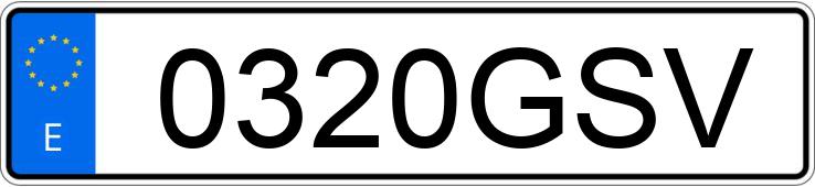 Numer rejestracyjny 0320GSV posiada SEAT LEON Numer rejestracyjny 0320GSV posiada SEAT LEON