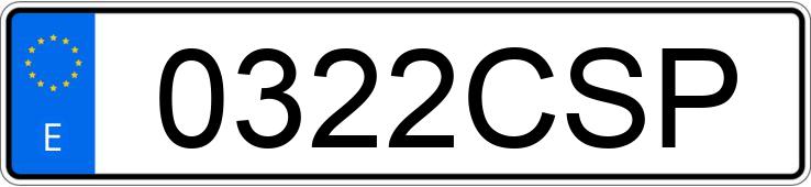 Numer rejestracyjny 0322CSP posiada VOLKSWAGEN TOUAREG