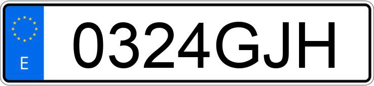 Numer rejestracyjny 0324GJH posiada ALFA ROMEO GT Numer rejestracyjny 0324GJH posiada ALFA ROMEO GT