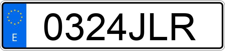 Numer rejestracyjny 0324JLR posiada BMW X5