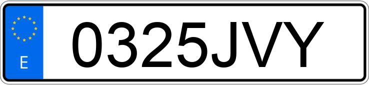 Numer rejestracyjny 0325JVY posiada SEAT LEON