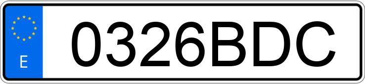 Numer rejestracyjny 0326BDC posiada PEUGEOT BOXER Numer rejestracyjny 0326BDC posiada PEUGEOT BOXER