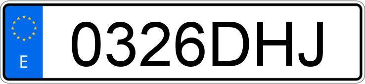 Numer rejestracyjny 0326DHJ posiada SUZUKI GRAND VITARA